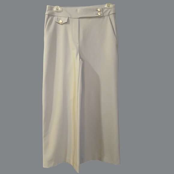 Haver & Blair Pants - HAVER & BLAIR OF LONDON Grey High-Rise Wide Leg Pants XS